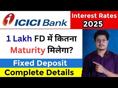 ICICI Bank Fixed Deposit Interest Rates 2025 | Features & Benefits, Interest Rates, Calculation