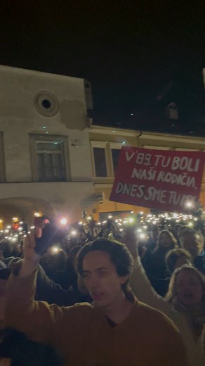148K views · 8.2K reactions | Slovenská hymna na dnešnom proteste  | KOŠICE:DNES | Facebook