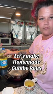 Let’s make some homemade gumbo roux from scratch low and slow, stir till your arm hurts, and trust the process. This is where the flavor starts. #gumboroux #gumbo #roux #louisianacooking #SouthernCooking | Jfaubus21