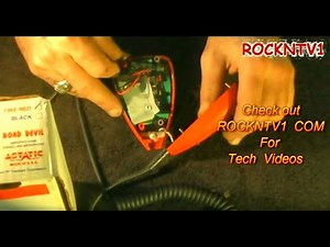 ASTATIC ROAD DEVIL RD104E RED Handheld Noise Canceling CB Microphone