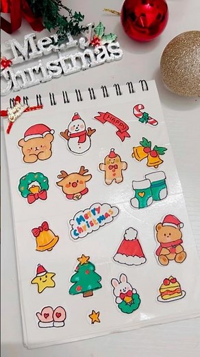 DIY Christmas Stickers at Home | Easy & Cute Ideas!