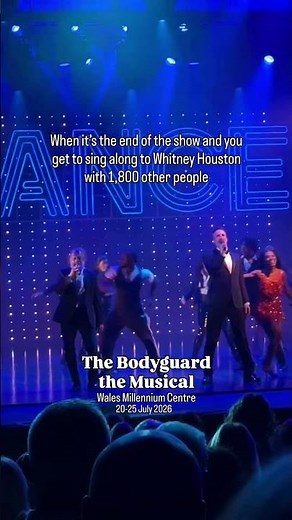 AD| Curtain call at The Bodyguard the Musical, Wales Millennium Centre, Cardiff, July 20-26 2026