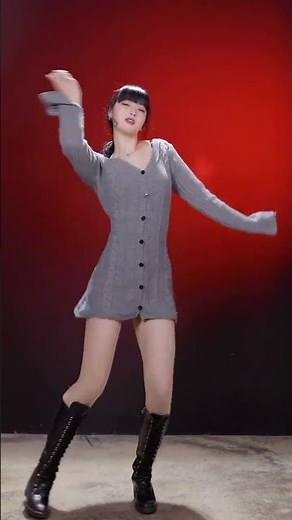 A Beautiful Korean Girl Dancing