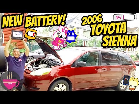 How to: 2006 Toyota Sienna Battery Change (Battery Type 24F)