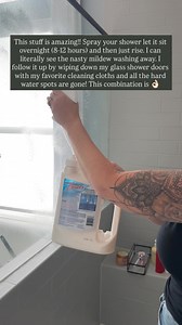 4.4K views · 148 reactions | Hard water stains? Soap scum? Gone — without scrubbing. I sprayed this on my shower, went to bed, and woke up to glass that looked brand new. You’ll never clean your shower the same way again. | Grey Birch Designs | Facebook