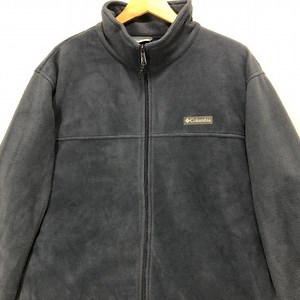 Columbia Fleece Jacket Full Zip Blue Mens 2X Outerwear Warm Sportswear