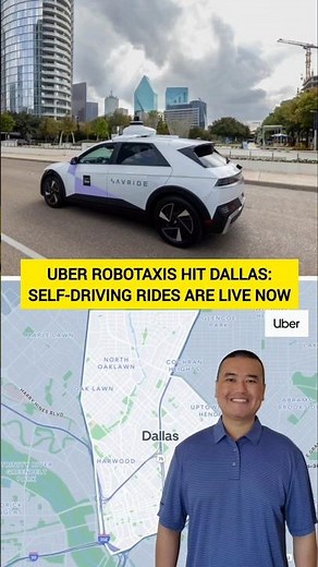 Uber Robotaxis Launch in Dallas: Self-Driving Rides Are Now Live