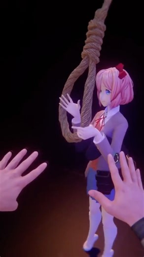 A IA de Doki doki em Vr está quebrada #vr #bonelab #dokidoki