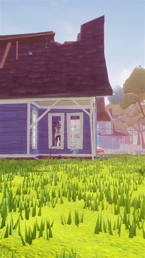 Foxy Jumpscare in Hello Neighbor! 😨#shorts #helloneighbor #fnaf #jumpscare #horrorgame