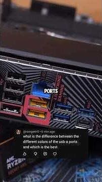 What Do USB Port COLORS Mean 🔴🟡🟢 Decoding