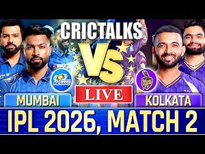 🔴 MI vs KKR, IPL 2026 Live Cricket Match Today Score Commentary, Mumbai vs Kolkata, Last 7