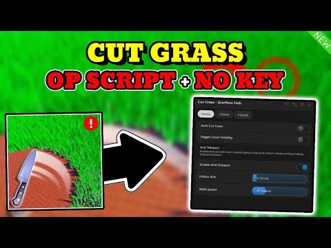 *NEW* Cut Grass OP Script (Auto Farm, Auto Collect, Chest Esp) PASTEBIN
