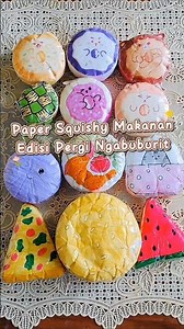 PAPER SQUISHY FOOD EDITION FOR NGABUBURIT