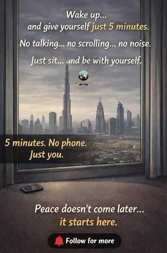 Before Your Phone… Try This (Just 5 Minutes)