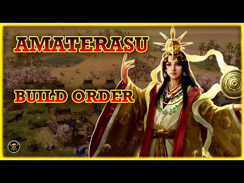 Amaterasu Best Build Order! Japanese DLC Age of Mythology Retold