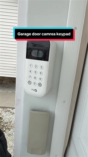 Enhance Garage Security with MyQ Camera Keypad