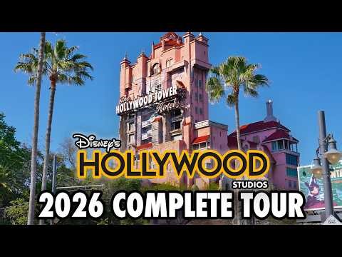 Disney's Hollywood Studios 2026 - Walkthrough & Rides at Walt Disney World in Orlando, Florida [4K]