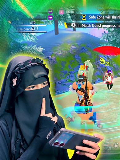 Cute Jannat Gaming Adventures in Free Fire