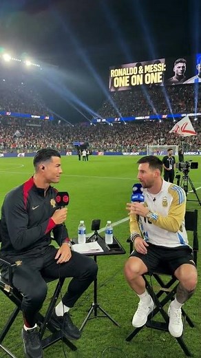 Cristiano Ronaldo & Messi Interview Each Other?! 😂