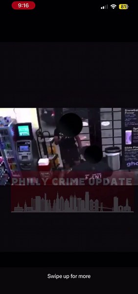 Gas station security guard shootout with gunman in Philly