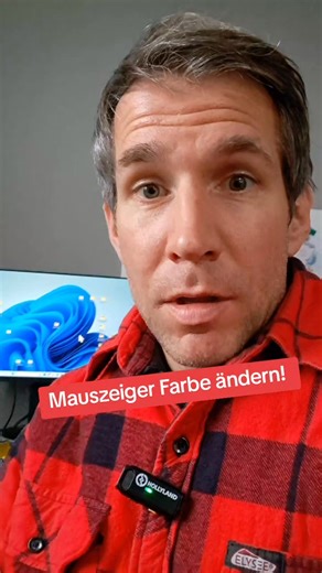 Windows Mauszeiger Farbe ändern! #windowstricks #windows11 #pchacks #techtips #techtok | Mac Paverick Tech