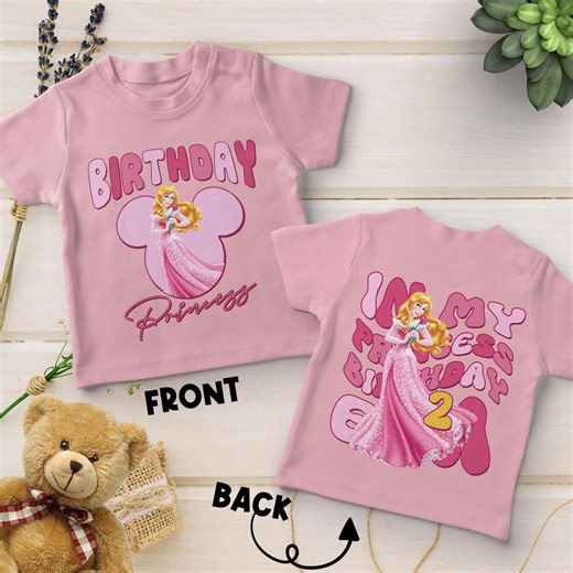 Disney Princess Aurora Birthday Girl Shirt, Custom Sleeping Beauty Birthday Tee, Disney Princess Vacation Tee, Disney Family Matching UNUC04 - Etsy