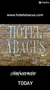 Steps from UGA come fall in love with the southern charm offered at #hotelabacus - call us at (706)433-1925 for your next stay in Athens, GA #godawgs❤️🖤 #TheFoundry@HotelAbacus | The Foundry