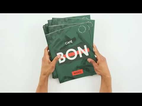 Create a restaurant menu that looks as good as your food tastes with Smartpress