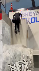 Parkour Wednesday can’t hurt you. She’s not real 😈 #parkour #cosplay #wednesday #dora #dr #flips | Lorena Abreu