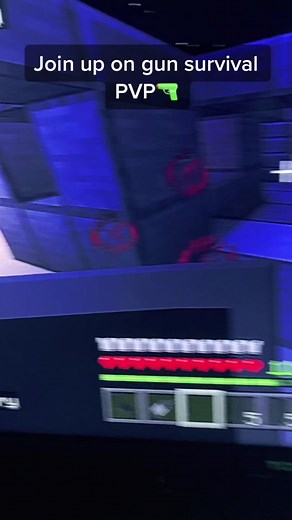 Exploring Minecraft Servers with Guns | Realms and PvP Gameplay