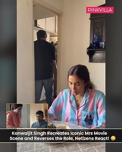 Kanwaljit Singh flips the script of MRS movie moment, leaving the internet buzzing with reactions! 🫢 #kanwaljitsingh #sanaymalhotra #mrs #mrsmovie #pinkvilla #viral #trending #bollywood | PinkVilla
