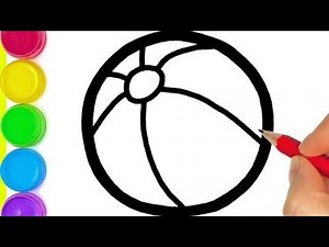 How to Draw a Ball Step by Step | Easy and Trending Ball Drawing for Beginners