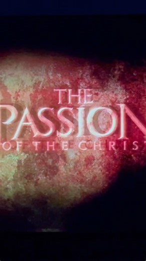DVD Menu For The Passion Of The Christ #thepassionofthechrist #melgibson #dvd #dvdmenu #films