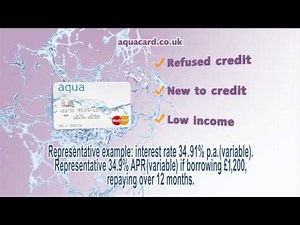 aqua Advance card TV advert