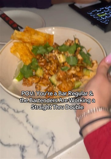 Beware, Feed the bartenders one time and you will find yourself here. But It’s always a good sign when the bartenders still crave the food from their job