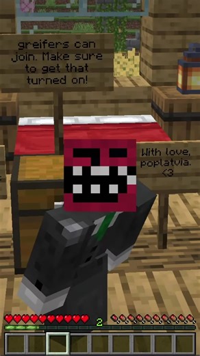 Three-step process for scanning for a bunch of Minecraft servers. 1) Using a tool like zmap or masscan, scan the whole internet for servers with port 25565 open. 2) using a regular server scanner like mcstatus or your own scanner, concentrate the previous list to addresses which actually host Minecraft servers. 3) during step 2 you can parse the returned json packet to find out information about the server, such as server version and number of players online. . . . #minecraftmemes #2b2t #hacking