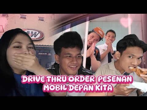 DRIVE THRU ORDER FOR A CAR IN FRONT OF US - CHACA FINALLY GOT THE POSSIBILITY TO MAKE THIS CONTENT!