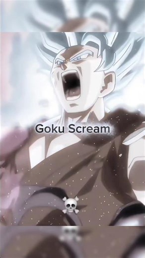 Goku Scream ☠️🔥#dragonballz #anime #virulshorts #shortvideo