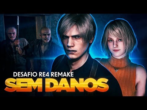 🔴 RESIDENT EVIL 4 REMAKE - VILAREJO - SEM DANOS / LEVOU DANO? RESETA! 🔴