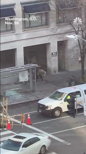 Police subdue suspect after two National Guard members shot in D.C. attack