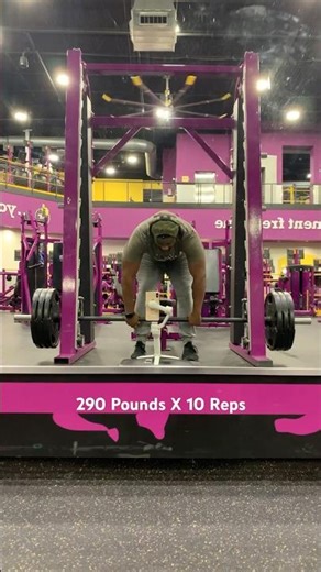 290 LB Smith Machine Deadlift x10 (Smooth & Controlled Power)