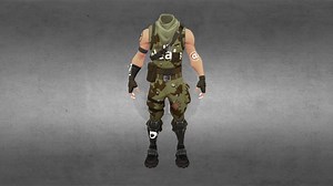 Military Skin | Fortnite - 3D model by SourceLeaks