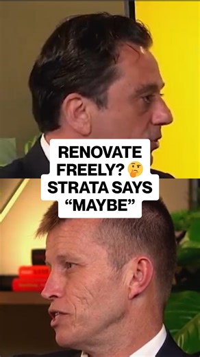 Renovate freely? 樂 Strata says “maybe” . . . #PropertyTips #StrataLiving #HomeRenovation | Aus Property Professionals | Facebook