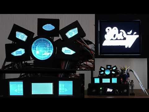 【ESP32】ウイングガンダム30周年記念 システム起動を再現してみた②– Wing Gundam 30th Anniversary System Boot Sequence –