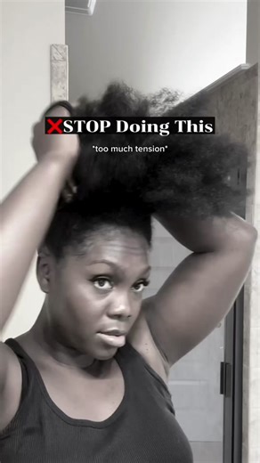 Here's why this is a MUST TRY: 💜Great for thicker hair (sections) thick hair should always be handled in sections it may take longer to style but your results will be consistent and have a polished look. 💜Reduces style tension You're not using one elastic band but two in different sections. This distributes the point of tension. 💜Provides great hair stretch at the root without a stretch at the root the style will appear bumpy instead of smooth. 💜It's just easier to do! How-To: A Step 1: Crea