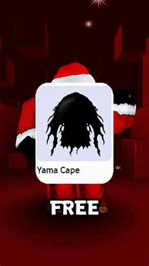 HURRY! GET THIS FREE YAMA CAPE BEFORE NEW YEAR! #roblox #cape #robloxshorts #shorts