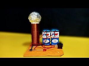 Science Project (Tesla Coil) for Exhibition Working Model, Science Experiments to Do at Home
