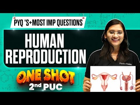 Human Reproduction in One Shot | Zoology | PYQ's + Most Imp Questions | 2nd PUC