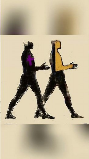 Creating Neon Glitch Walking Human Figures Timelapse | Digital Human Distortions