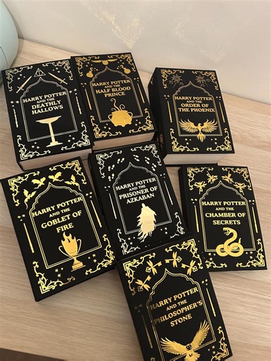 Harry Potter Series Rebound Hardback Books | Custom Edition Bookbinding - Etsy